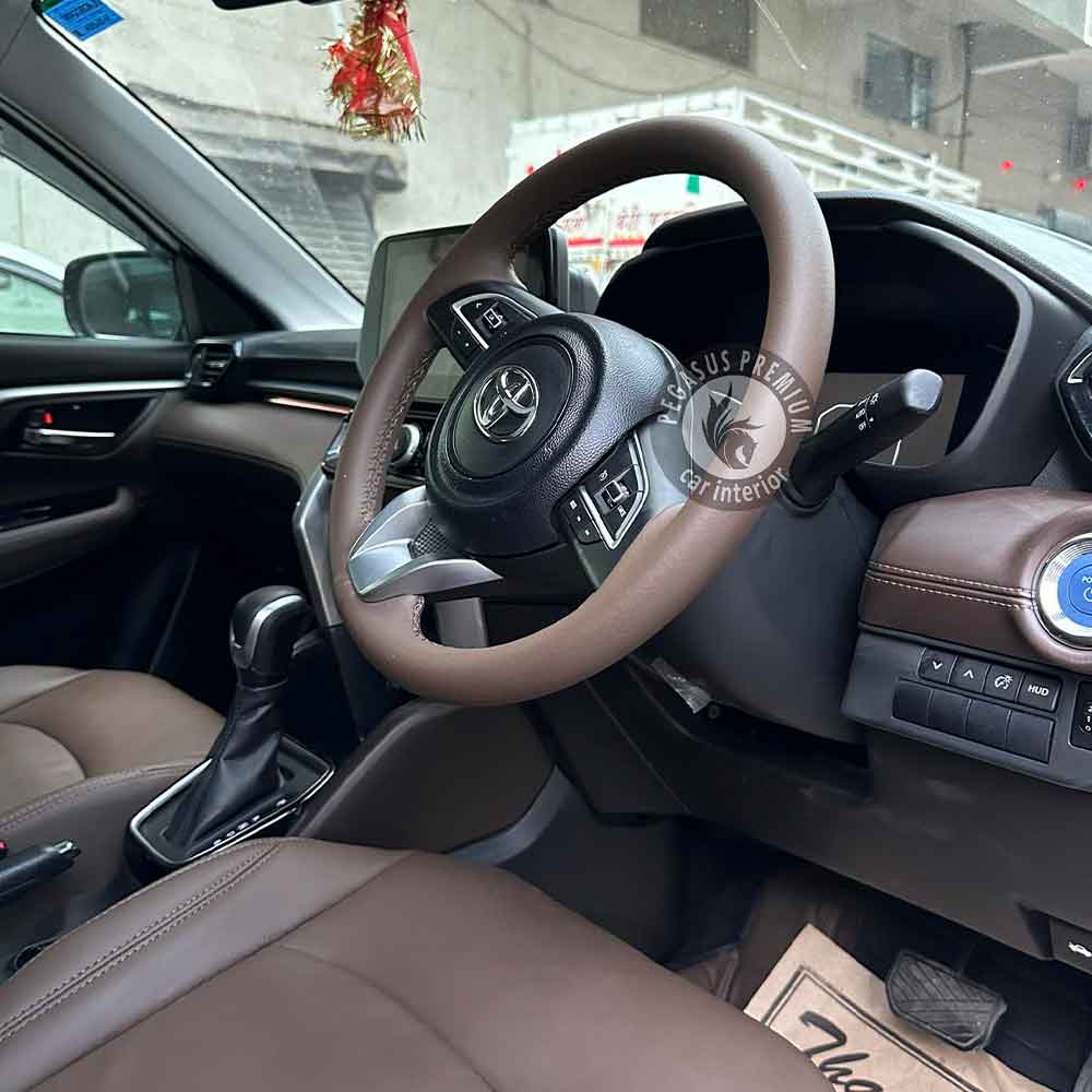 Toyota Hyryder Interior Modification in Coffee - Pegasus Premium