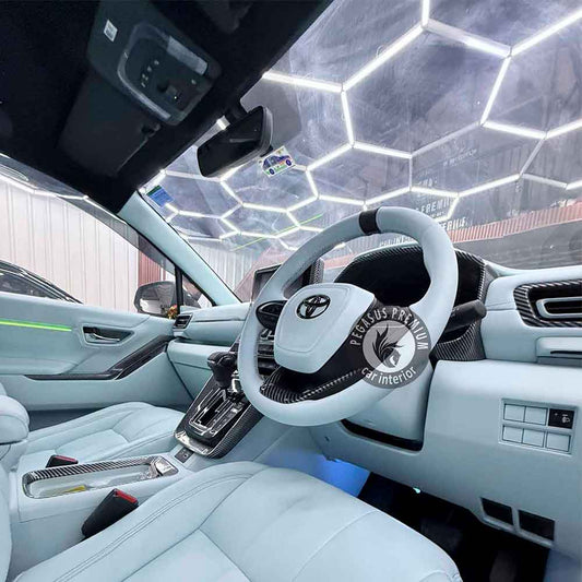 Toyota Innova Hycross Interior Modification in Blue - Pegasus Premium
