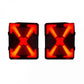 X Design Modified Tail Lights for Mahindra Thar Roxx 2024 Onwards