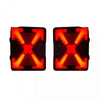 X Design Modified Tail Lights for Mahindra Thar Roxx 2024 Onwards