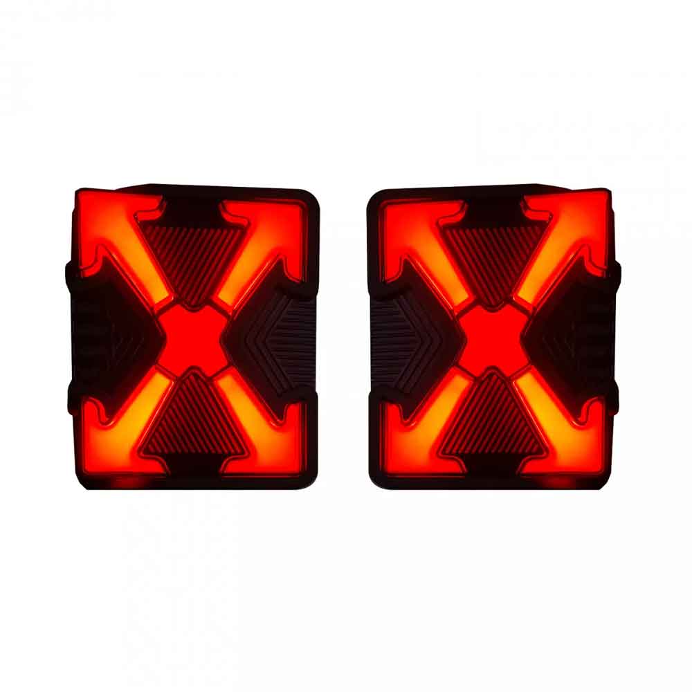 X Design Modified Tail Lights for Mahindra Thar Roxx 2024 Onwards