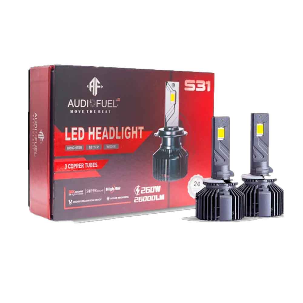 AudioFuel LED Light 260W 26000LM H7 | H11 | 9006 | H27
