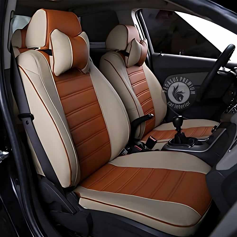 Mahindra XUV 700 Seat Cover in Beige Pegasus Premium