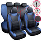 Car Seat Cover in Black Blue Pegasus Premium