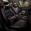Car Seat Cover in Black Red Car Shala