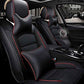 Renault Kwid Seat Cover in Black Red Pegasus Premium