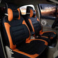 Kia Carens Seat Cover in Black Tan Pegasus Premium