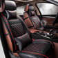 Kia Carens Clavis Seat Cover in Black Tan Pegasus Premium