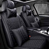 Kia Carens Clavis Seat Cover in Black White Pegasus Premium