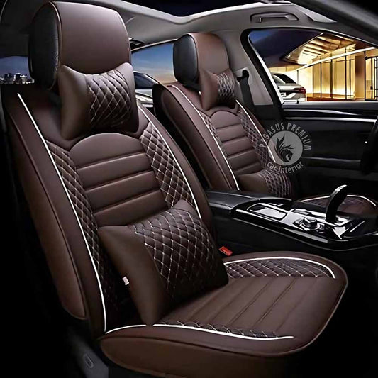 Kia Sonet Seat Cover in Coffee Pegasus Premium