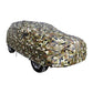 Waterproof Car Body Cover Jungle with Mirror and Antenna Pocket, Soft Cotton Lining For 5 Seater