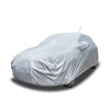 Waterproof Car Body Cover Silver with Mirror and Antenna Pocket, Soft Cotton Lining For 5 Seater