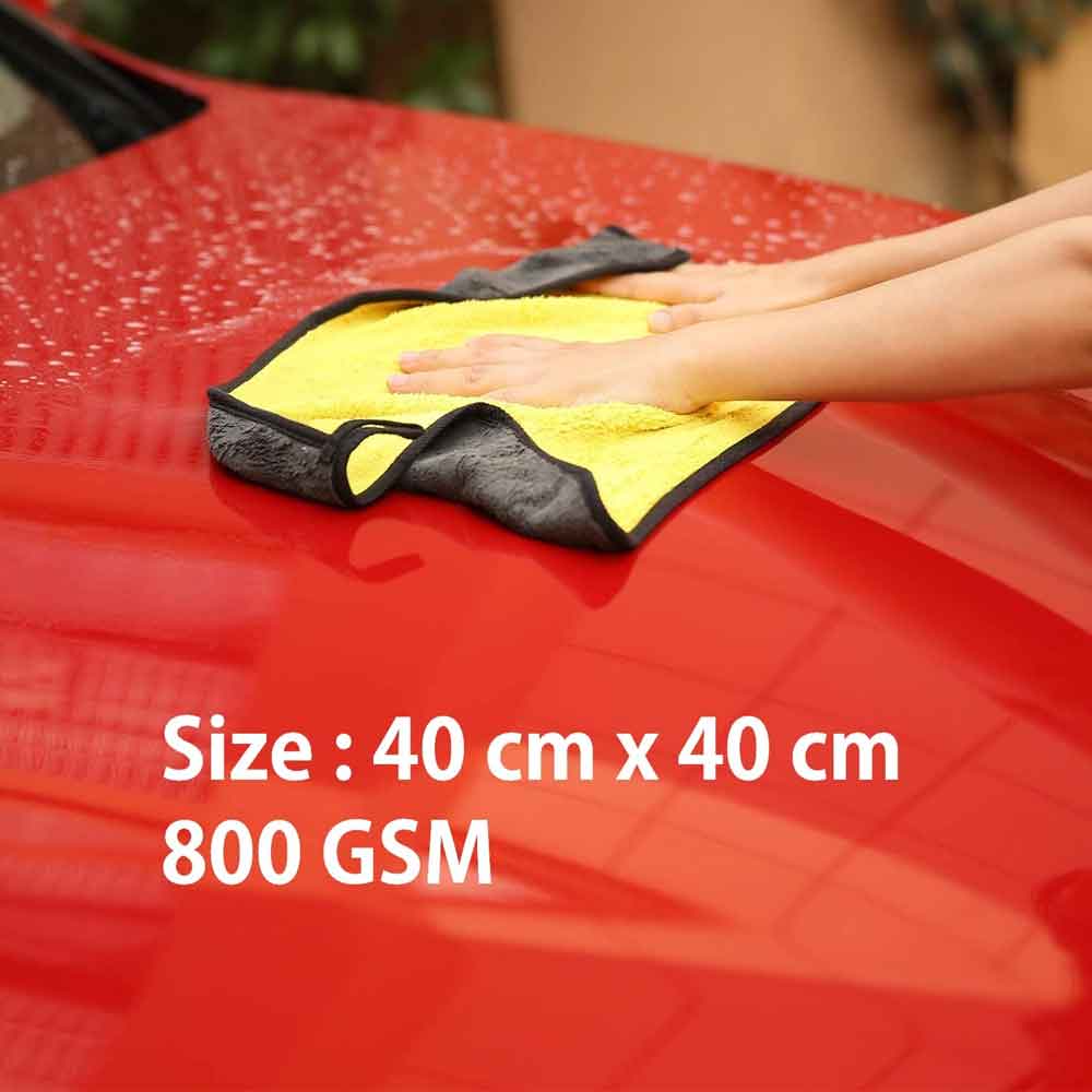 Microfiber Cloth for Car Cleaning Set Of 3 Pcs