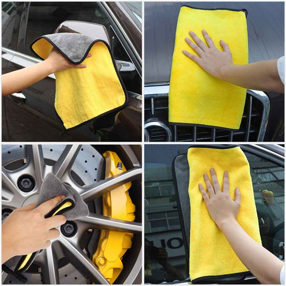 Microfiber Cloth for Car Cleaning Set Of 3 Pcs