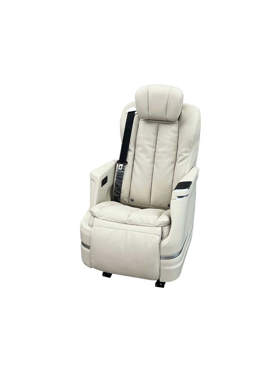 Car Recliner Seat in White For Innova, Hycross, Fortuner, Carnival