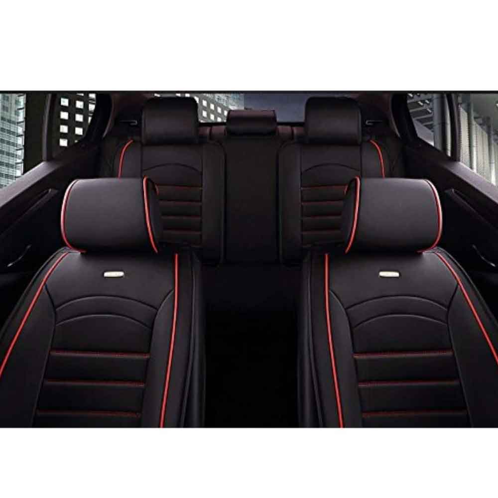 Car Seat Cover in Black Red Pegasus Premium