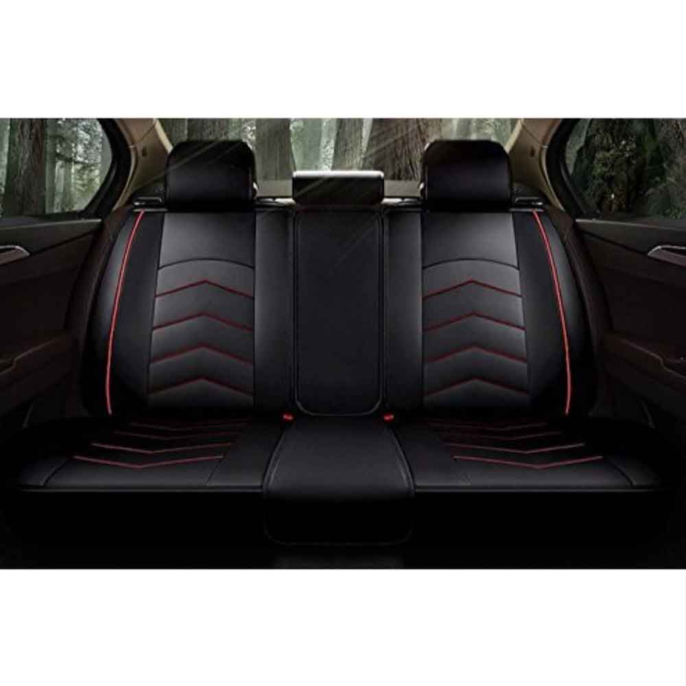 Car Seat Cover in Black Red Pegasus Premium
