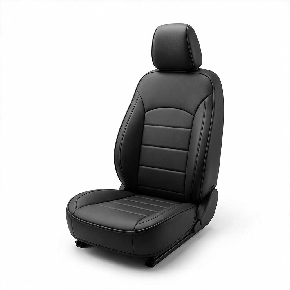 Volkswagen Virtus Seat Cover in Black Pegasus Premium – Car Shala