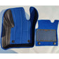 Car Premium Floor Mats in Blue Black Pegasus Premium