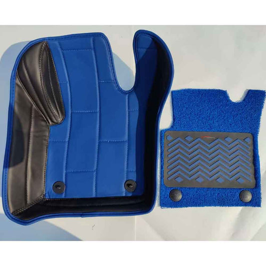 Car Premium Floor Mats in Blue Black Pegasus Premium