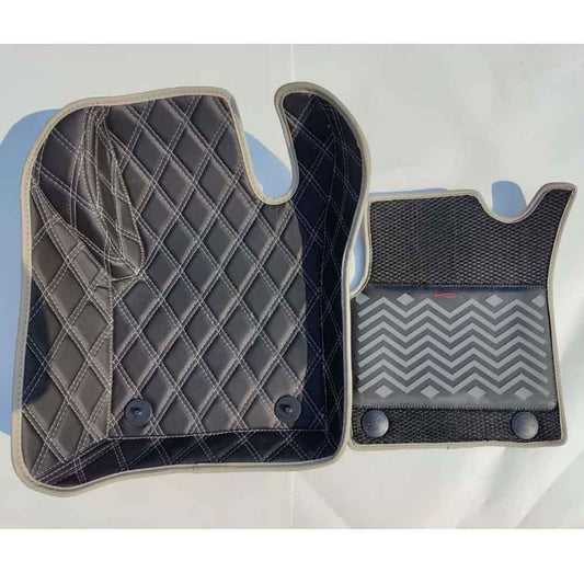 Car Premium Floor Mats in Black Silver Pegasus Premium